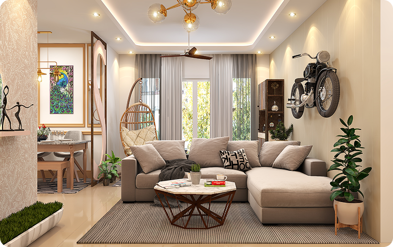 Living Room Interiors Designers in Bangalore