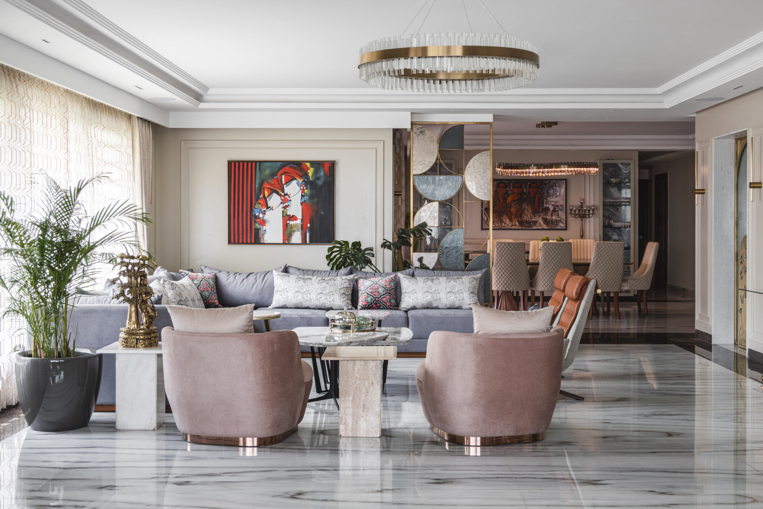 Grand living Room interior Designs