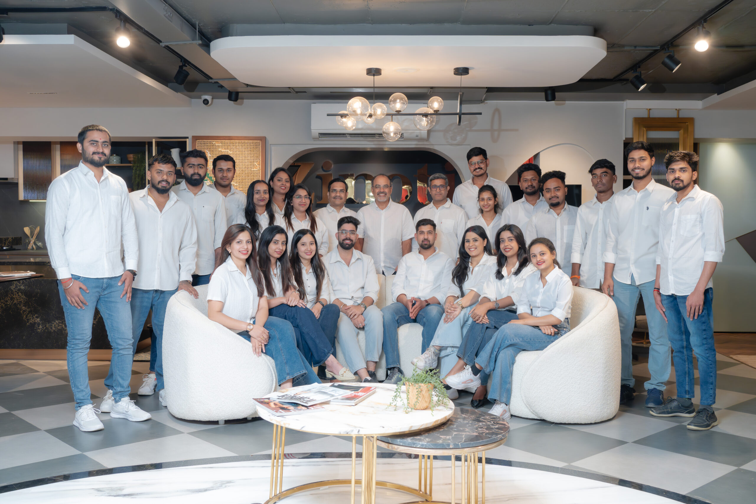 A group of women working for elevate interio