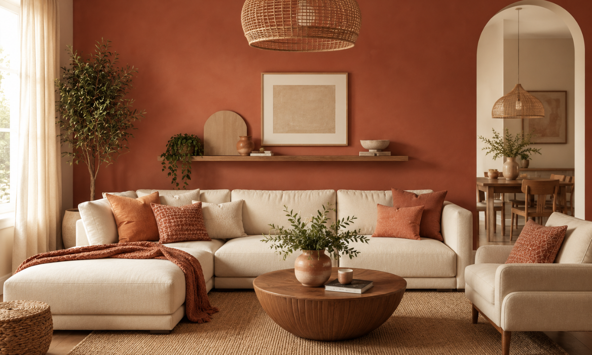 Terracotta and Cream 