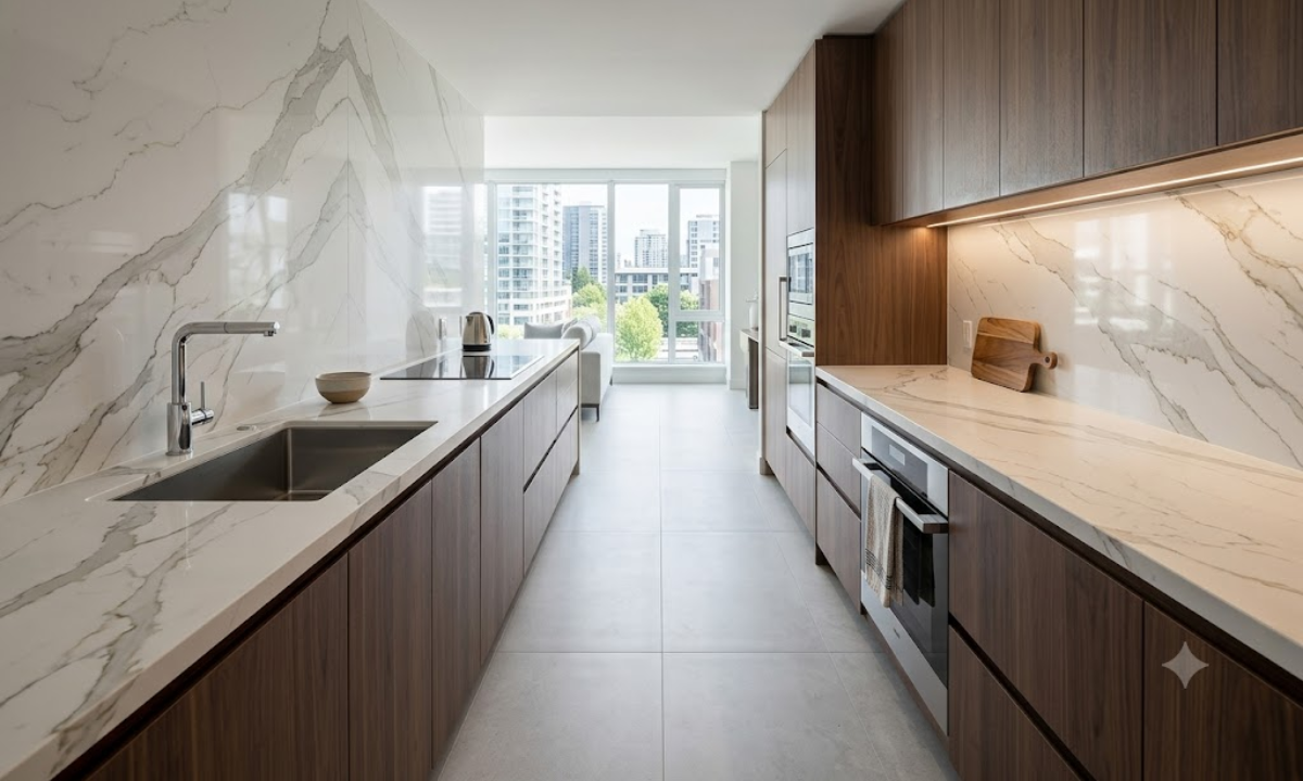 Full-Height Backsplash Design