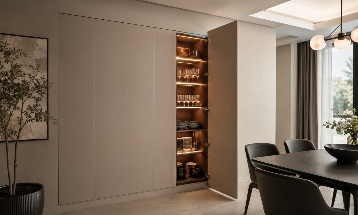 Flush Monolithic Wall Alcove