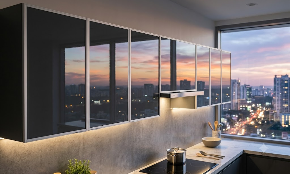 Gloss Glass Shutters