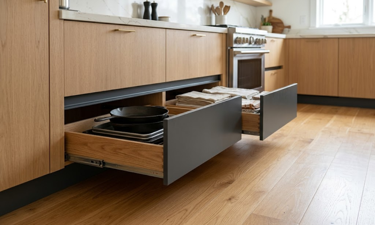 Toe-Kick Storage Drawers