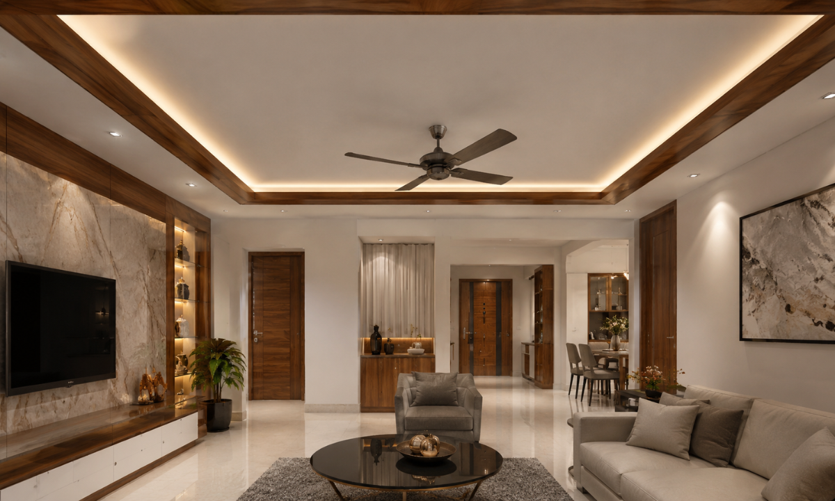 Hybrid Veneer Ceiling