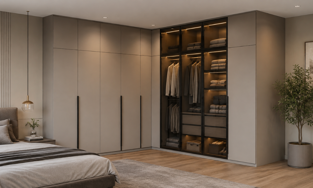 L-Shaped Corner Wardrobes