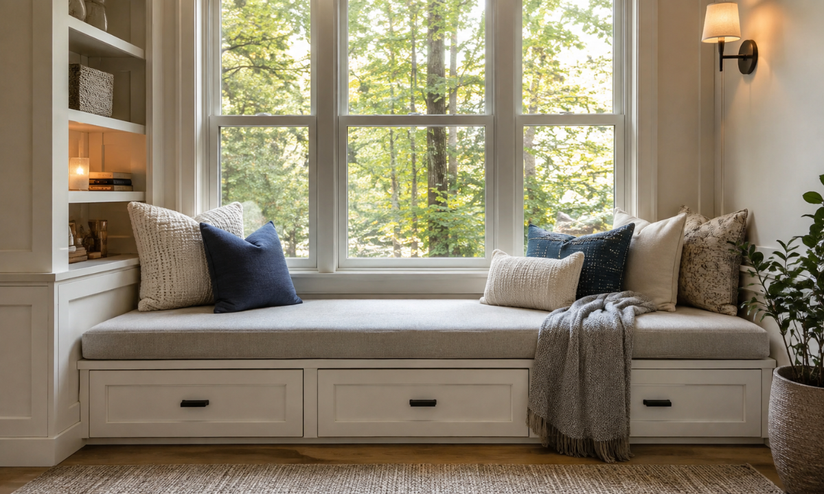 Window Daybeds with Storage